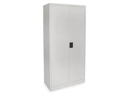 rikta Metallschrank 168 cm - Werkstatteinrichtung mit sicherem Stauraum - Der 168 cm hohe Metallschrank von rikta bietet durch sein Schloss und die Stangenverriegelung optimalen Schutz für Aktenordner, Werkzeug und mehr.