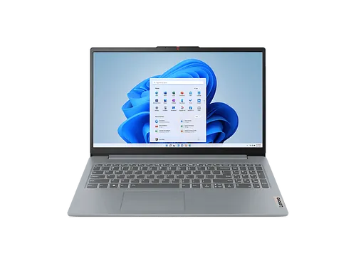 LENOVO IdeaPad Slim 3 15AMN8 - Leistungsstarker 15,6 Zoll Laptop - 15 Zoll Laptop mit AMD Ryzen™ 5, 16 GB RAM und 512 GB SSD für schnelle Leistung und flüssiges Multitasking, ideal für Studium und Arbeit.