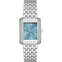 Michael Kors Damen-Uhren Analog Quarz One Size, Silber 32027706 - Elegante Armbanduhr für Damen, bietet präzise Quarz-Technologie und einen stilvollen Look, perfekt für jeden Anlass.