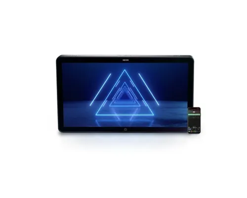 ATOMOS Neon 24 HDR Cinema Monitor/Recorder - Professioneller 24 Zoll HDR Monitor Recorder in Schwarz, ideal für Filmsets und Studios, bietet präzise Farbgenauigkeit und einfache Handhabung.