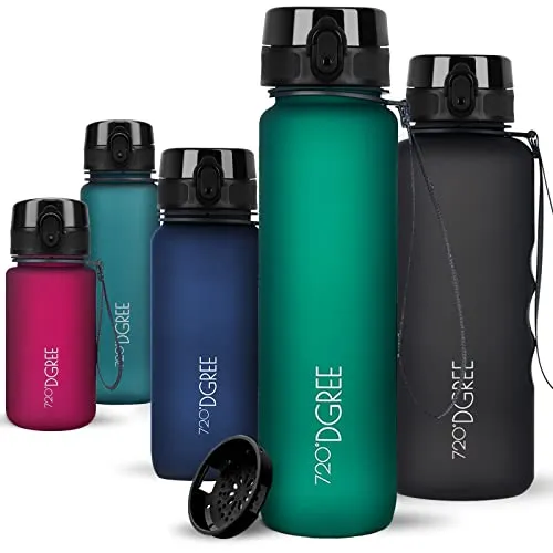720°DGREE Trinkflasche 1l Sport “uberBottle“ - BPA-frei und auslaufsicher für Fitness und Outdoor - Die vielseitige 720°DGREE “uberBottle” mit 1l Volumen ist ideal für Sport, Uni und Freizeit. Leicht, robust und mit auslaufsicherem Deckel bietet sie ein müheloses Trinkerlebnis – perfekt für unterwegs!