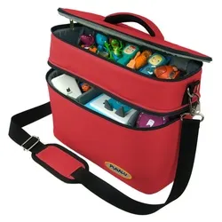 PUNALU große Tasche für Toniebox, Tigerbox viel Platz für Tonie Hörfiguren, Tigercard, Ladegerät, Kopfhörer, Tonie Figuren Transporttasche ideal für Toniebox Starterset - Toniebox Tasche (rot)