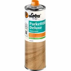 LOBA ParkettOil Pro Intensivpflegeöl 1000 ml - Flasche, transparent - Holzöle zur Nachimprägnierung von geölten Böden, mit hohem Ölanteil für optimale Auffrischung und Erhalt der rutschhemmenden Eigenschaften.