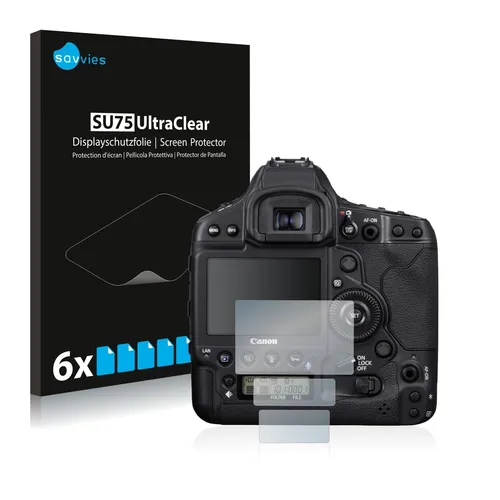 18x Folie für Canon EOS 1D X Mark III Schutzfolie Displayschutz Display Klar