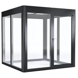 SunElements Gewächshaus SunGarden Infinity, AC Klar - Modernes Gewächshaus mit 6 mm klarem Acrylglas, bietet optimalen Schutz für Pflanzen und integrierte Dachentlüftung für ideales Raumklima. Ideal für Gartenliebhaber und langlebig bei extremen Wetterbedingungen.