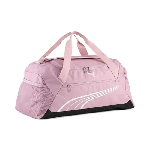 PUMA FUNDAMENTAL SMALL SPORTS BAG - Poised Pink - Sporttasche mit mehreren Fächern und Schuhtasche, ideal für aktive Lifestyle. Verstellbarer Schulterriemen sorgt für Komfort und Style.