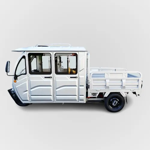 Doppelkabine Urban Hopper Cargo Volt Pro Twin - Elektroroller mit 2-Sitzer in Blau, 3000 W Leistung und bis zu 50 km Reichweite – ideal für umweltfreundliche Mobilität!