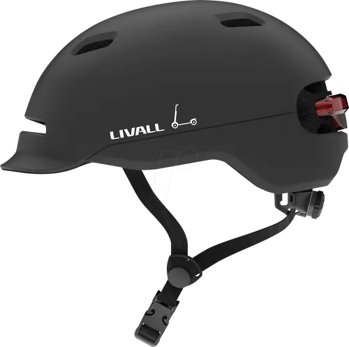 LIVALL C20 1 - Smart Fahrradhelm mit Sturzerkennung - Fahrradhelm mit Rück- & Bremslicht, Sturzerkennung und SOS-Notruf. Ideal für sicheres Fahren in der Stadt. Sichtbarkeit und Sicherheit vereint!
