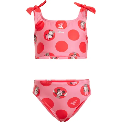 adidas DISNEY MINNIE MOUSE Bikini Set Mädchen in pink fusion-pure ruby-off white, Größe 110 FS 2025