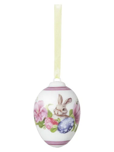 Hutschenreuther Ostern 2026 Porzellan-Ei Hase mit Tulpen - Entdecken Sie das Hutschenreuther Porzellan-Ei mit Hase und Tulpen, 6,5 cm groß, ideal als dekoratives Geschenk im Geschenkkarton. Perfekt für die österliche Tischdekoration!