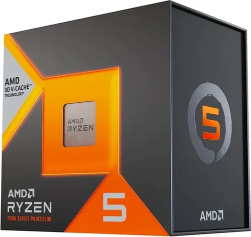 AMD Ryzen 5 7500X3D Prozessor - Leistungsstarker 6-Core Prozessor mit 4 GHz für anspruchsvolle Anwendungen und Gaming, ideal für PC-Bau und Aufrüstungen.
