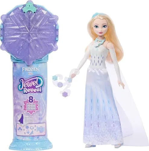 Disney Die Eiskönigin Juwel Reveal Elsa Puppe - Spielzeugpuppe im zauberhaften Design, die mit einem besonderen Überraschungseffekt begeistert und die Fantasie anregt.