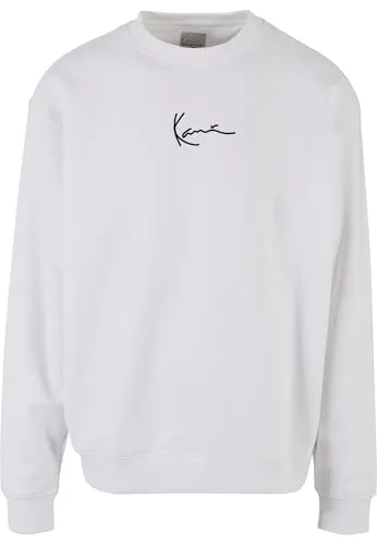 Karl Kani Rundhalspullover KKMQ12003WHT für Herren - Stylischer Crewneck Pullover aus weichem Stoff, ideal für lässige Looks und vielseitig kombinierbar. Ein zeitloser Klassiker für jede Garderobe.
