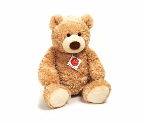 Teddy Hermann 91389 Teddy Sandfarben 34 cm - Kuscheltier aus recyceltem Plüsch, sicher für Kinder ab 0 Monaten und pflegeleicht waschbar