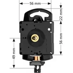 Hermle Quarz-Pendeluhrwerk Hermle 2200, ZWL 26mm