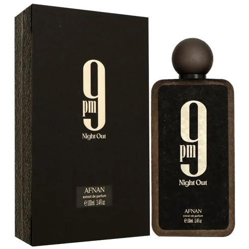 Afnan 9 PM Night Out Parfüm Extrakt 100 ml - Unisex Parfüm Afnan 9 PM Night Out, 100 ml. Erleben Sie einen einzigartigen, würzigen und fruchtigen Duft, ideal für besondere Anlässe. Ein paar Tropfen genügen, um Eindruck zu hinterlassen.