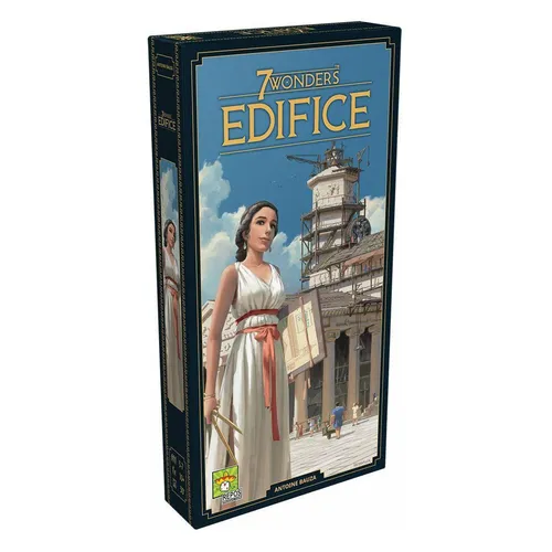 Asmodee 7 Wonders - Edifice - Strategisches Gesellschaftsspiel für 3+ Spieler, fördert Kreativität und Planung. Ideal für Familienabende und Spieleabende mit Freunden.
