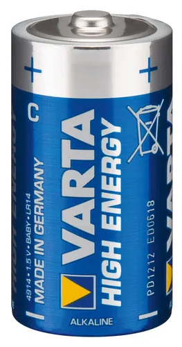 VARTA HighEnergy Alkaline 4914 R14 C Baby 2er-Bli