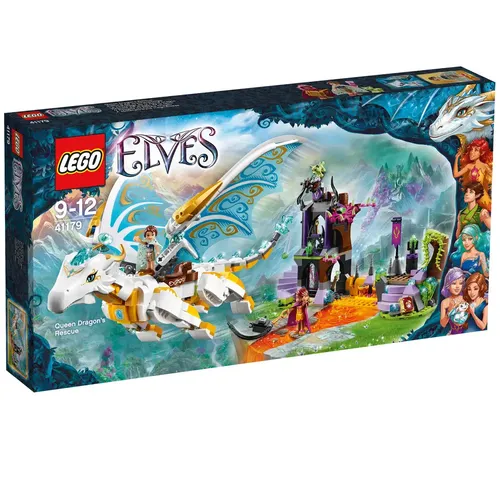 LEGO® Elves 41179 Rettung der Drachenkönigin - Fantastisches Abenteuer - LEGO (R) Komplette Sets & Packs, 833 Teile für kreativen Spielspaß, ideal für Mädchen von 9-12 Jahren, fördert Fantasie und Geschicklichkeit.