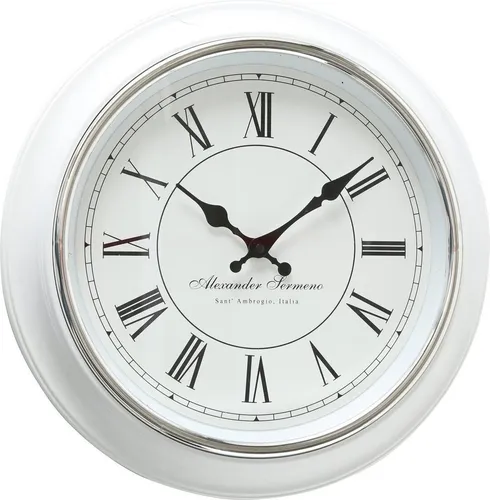 BOLTZE Wanduhr Yella Analog – Elegante Wanduhr mit römischen Ziffern - Stilvolle Wanduhr (40 cm) in Weiß mit römischen Ziffern – ideal für jedes Ambiente. Ihre präzise Verarbeitung und das zeitlose Design machen sie zum perfekten Blickfang in Wohnzimmer, Büro oder Flur.