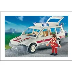 Playmobil Notarztwagen 4223 ohne OVP Krankenwagen Krankenhaus Hospital Arzt
