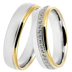 DOOSTI Trauring Schmuck Geschenk Silber 925 - Ehering LIEBE mit Zirkonia Option - Trauringe aus 925er Silber, wahlweise mit oder ohne Zirkonia, ideal als Geschenk für besondere Anlässe. Made in Germany und inklusive Etui.