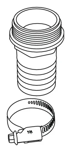 WILO Schlauchtülle Ø 40 mm/Rp 1½ - 2083109 - Zubehör für Pumpen & Versorgungsanlagen, hochwertige Schlauchtülle für zuverlässige Verbindungen und optimalen Durchfluss.