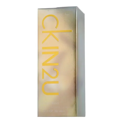 Calvin Klein CK IN2U Eau de Toilette 100 ml - Damen Parfum, frischer Zitrusduft für temperamentvolle Frauen, der den ganzen Tag für gute Laune sorgt und ideal für warmes Wetter ist.