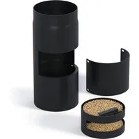 Accente Kaminofenfilter Sauberling grau - Effektiver Filter für Holzöfen - Hochwertiger Kaminofenfilter für effiziente Luftreinigung und weniger Rußbildung. Ideal für den Einsatz in Holzöfen und sorgt für ein angenehmes Raumklima.