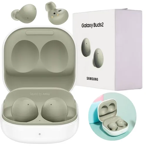 Samsung Galaxy Buds2 Kabellose Kopfhörer - Wireless Earbuds in Grün - Kopfhörer mit aktiver Geräuschunterdrückung und kristallklaren Anrufen, ideal für Musikliebhaber und aktive Nutzer.
