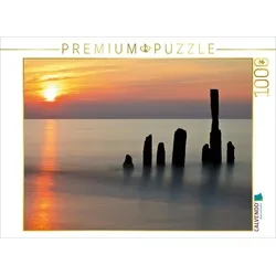 CALVENDO Puzzle CALVENDO Puzzle Sonnenuntergang an der Ostseeküste 1000 Teile Lege-Größe 64 x 48 cm Foto-Puzzle Bild von Rico Ködder, 1000 Puzzleteile