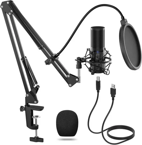 TONOR Q9 USB-Gaming-Mikrofon - Das TONOR Q9 USB-Gaming-Mikrofon bietet überragende Klangqualität für Podcasts und Streaming. Mit benutzerfreundlichem Design und Plug & Play-Funktion ist es ideal für Einsteiger und Profis.