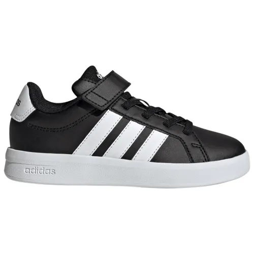adidas Grand Court 3.0 Kinder Sneakers Schwarz-Weiß - Bequeme adidas Grand Court 3.0 Kinder Sneakers in Schwarz-Weiß, ideal für den Alltag. Robuste Sohle für optimalen Halt und Komfort beim Spielen.
