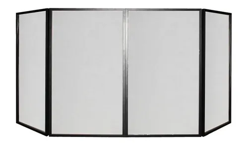 7even Klapptisch Faltbares Tischcover - DJ Screen Bar Pult Screen 280 x 120cm - Praktisches 4-teiliges Tischcover für DJs und Redner. Faltbar und mobil, nur 5 kg. Ausgeklappt 280 cm breit und 120 cm hoch, ideal für beeindruckende Beleuchtungseffekte.