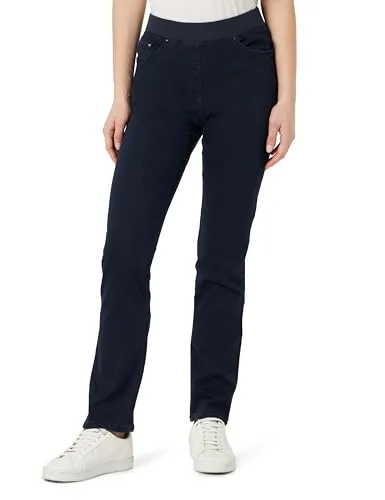 RAPHAELA by BRAX Schlupfhose blau 38 - Bequeme Schlupfhose in Stoned, 78% Baumwolle für optimalen Tragekomfort und elastische Passform