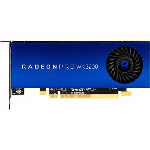 AMD VGA Radeon Pro WX 3200 - 4GB GDDR5, leistungsstarke Grafikkarte mit 4 DisplayPort 1.4 für professionelle Anwendungen