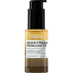 L'Oréal Professionnel Absolut Repair Bi-Phase Oil 30 ml - Haarpflege-Öl für intensive Reparatur und Glanz, ideal für geschädigtes Haar mit Hitzeschutz bis 230°C und 3 Tage Frizz-Kontrolle.