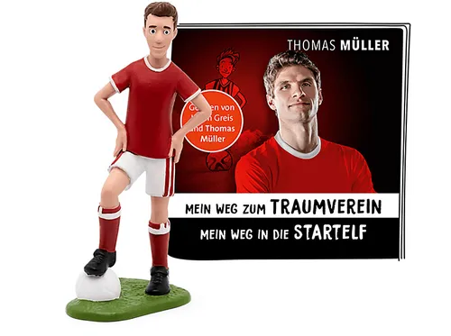 Tonies® - Thomas Müller Mein Weg zum Traumverein - Toniefigur - Kinder-Kassettenrecorder, inspirierende Geschichte über den Traumverein, ideal für kleine Fußballfans ab 1 Jahr