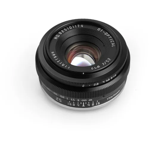 TTArtisan APS-C 25 mm F2 Objektiv für Fuji X-Halterung - Hochwertiges Metallgehäuse, ideal für kreative Fotografie bei schwachem Licht und beeindruckendes Bokeh