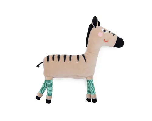 Moulin Roty Kuscheltier-Rassel Toupitis Rassel Zebra 21cm Plüschtier Stofftier