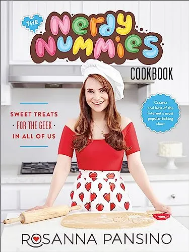 The Nerdy Nummies Cookbook - Kochbuch für kreative Naschkatzen, mit 256 Seiten voller süßer Rezepte für Geeks und Nerds, ideal für alle, die gerne backen und Spaß haben.