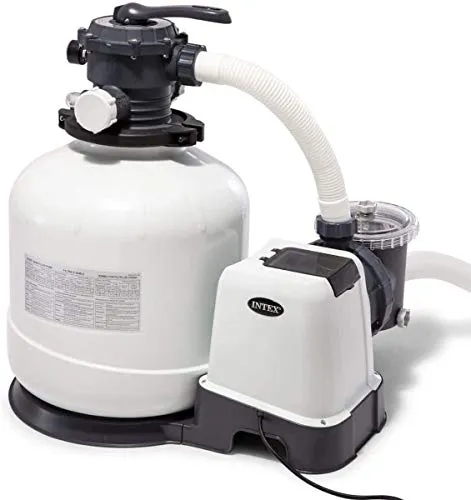 INTEX Sandfilteranlage 7,9m³ - Effiziente Filterpumpe für sauberes Poolwasser - Pumpen, effiziente Sandfilteranlage von INTEX für kristallklares Wasser und einfache Wartung.