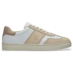 Timberland für Herren. TB0A43GGAI81 Lisbon Street Beige Leder Turnschuhe (37), Wohnung, Schnürsenkel, Lässig