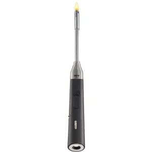 Gefu Feuerzeug Drago 12990, flexibler Hals, Stabfeuerzeug, mit Gas nachfüllbar, schwarz
