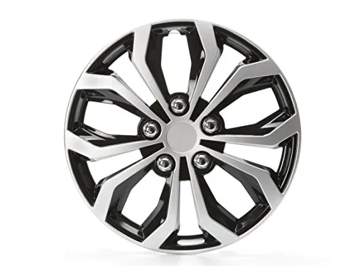 CARTREND Radzierblende Daytona 16 Zoll - Radkappen Set für 16 Zoll Räder, einfache Installation ohne Werkzeuge, schützt vor Verblassen und ist waschstraßenfest.