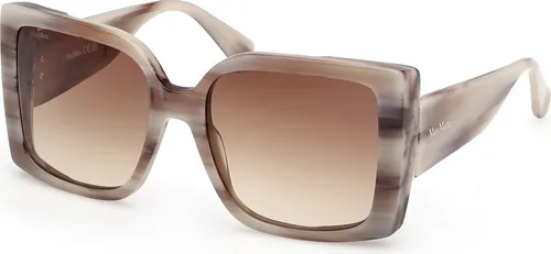 MaxMara MM0131 20F grey/striped 56/18/135 Damen Sonnenbrillen