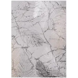 Tapiso Teppich, Creme, Grau, Textil, 80x150 cm, Teppiche & Böden, Teppiche