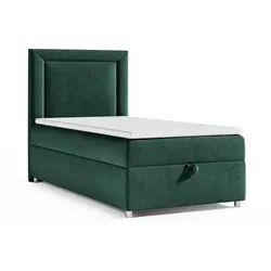 Best For Home Boxbett, Grün, 100x200 cm - Schlafzimmer Boxspringbett Trinity K-3 mit Bettkasten für optimalen Schlafkomfort und stilvolles Design - perfekt für erholsame Nächte und eine elegante Schlafumgebung.