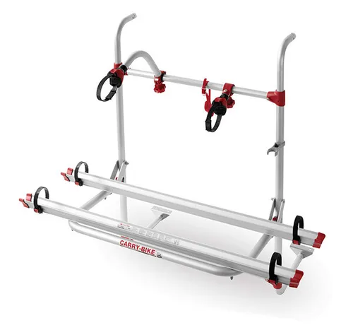 Fiamma Heck Fahrradträger Carry Bike Caravan für 2 Fahrräder - Fahrradträger für Wohnwagen mit höhenverstellbarem Design. Ideal für sichere Montage und Schutz Ihrer Fahrräder auf Reisen.