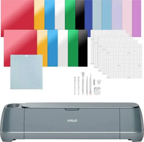 Cricut Maker 4 ENGAGEMENT BUNDLE - Kreative Möglichkeiten für DIY-Projekte - Drucker und Bastelwerkzeug in einem, ideal für kreative Projekte mit präzisen Schnitten und vielseitigen Materialien.